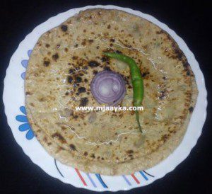 Stuffed Potato Onion Roti Recipe