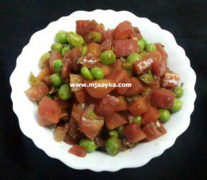 Gajar Matar Fry Recipe