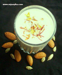Kesar Badam Milk Recipe