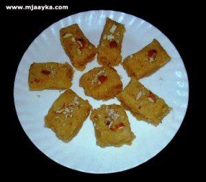 Moong Dal Ki Burfi Recipe