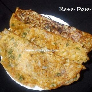 Rava Dosa Recipe