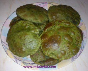 palak poori recipe